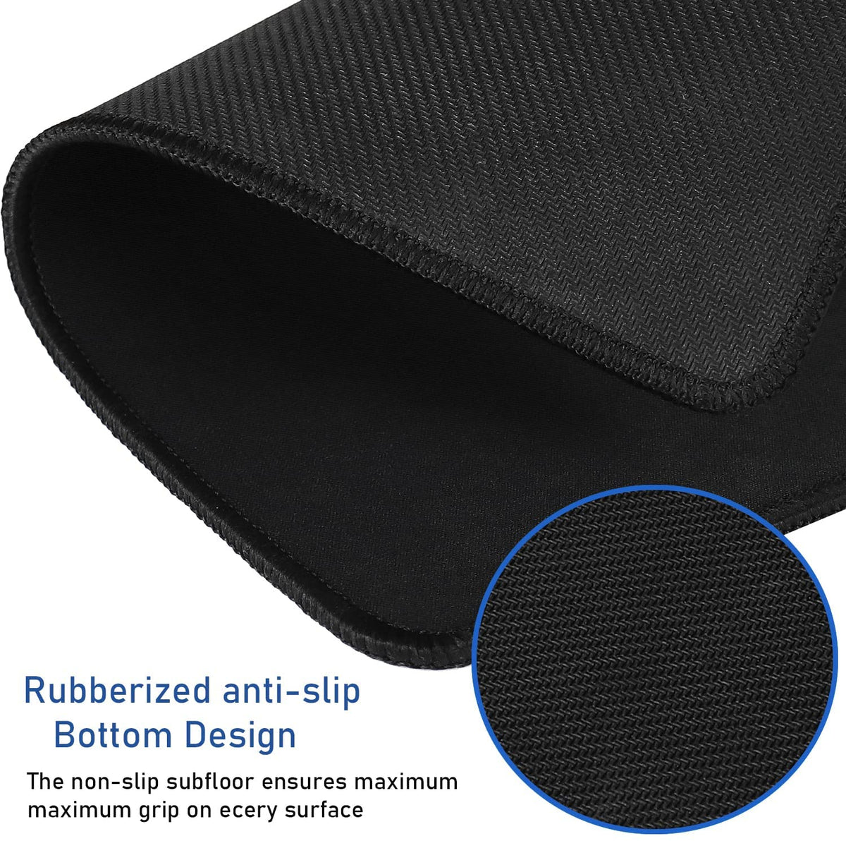 DX-1000M Waterproof Gaming Mouse Pad Stitched Edges Non-Slip Base