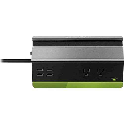 Monster - Power Charging Station 540 Joules (2 power outlet and 4 4.8amp USB ports)