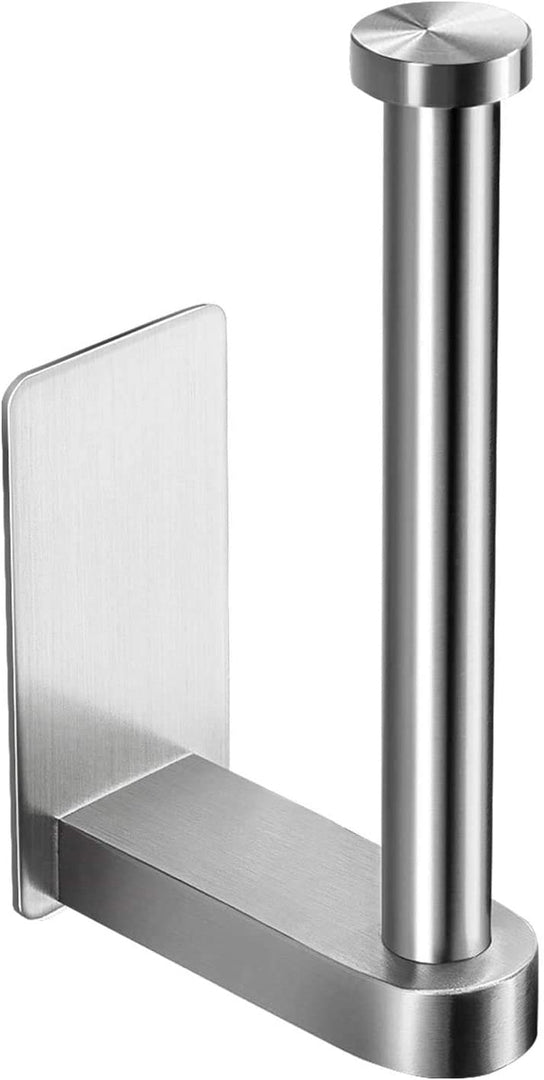 YIGII Self Adhesive Toilet Paper Holder - Bathroom Toilet Paper Holder Stand no Drilling Stainless Steel Brushed