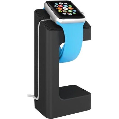 Cygnett OnCharge Mini Compact Apple Watch Charging Stand - Silicone - Matte Black