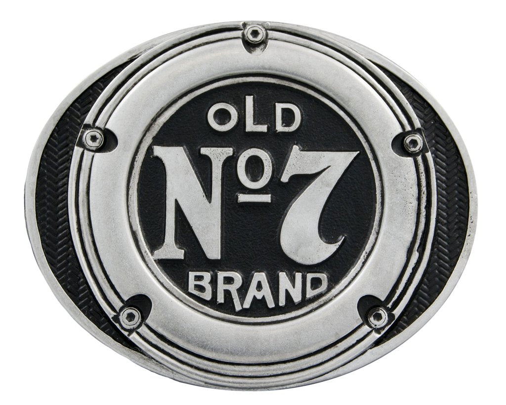 Jack Daniels Old No. 7 Round Logo Belt Buckle – 5054JD